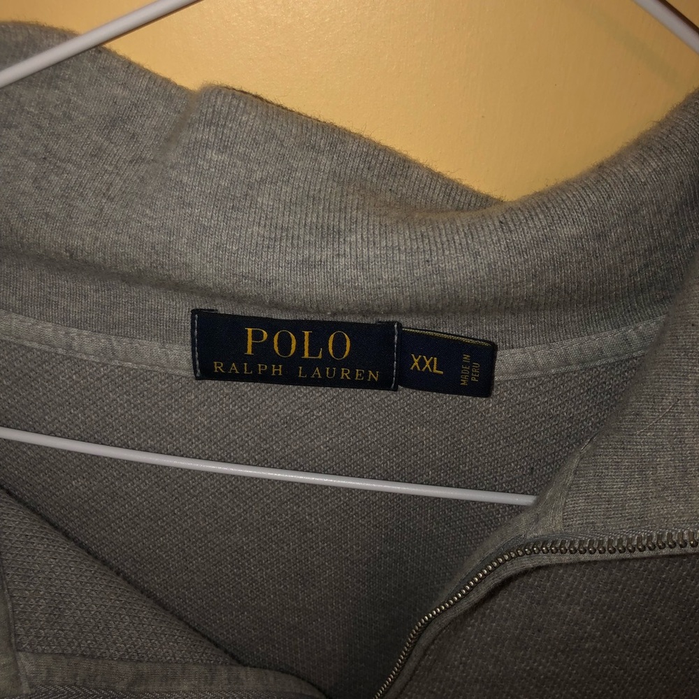 ralph lauren quarter zip sweater